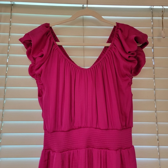 Banana Republic Factory Pink Maxi Dress - Picture 4 of 10